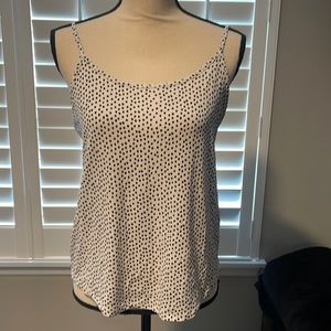 Cami material is stretch polyester